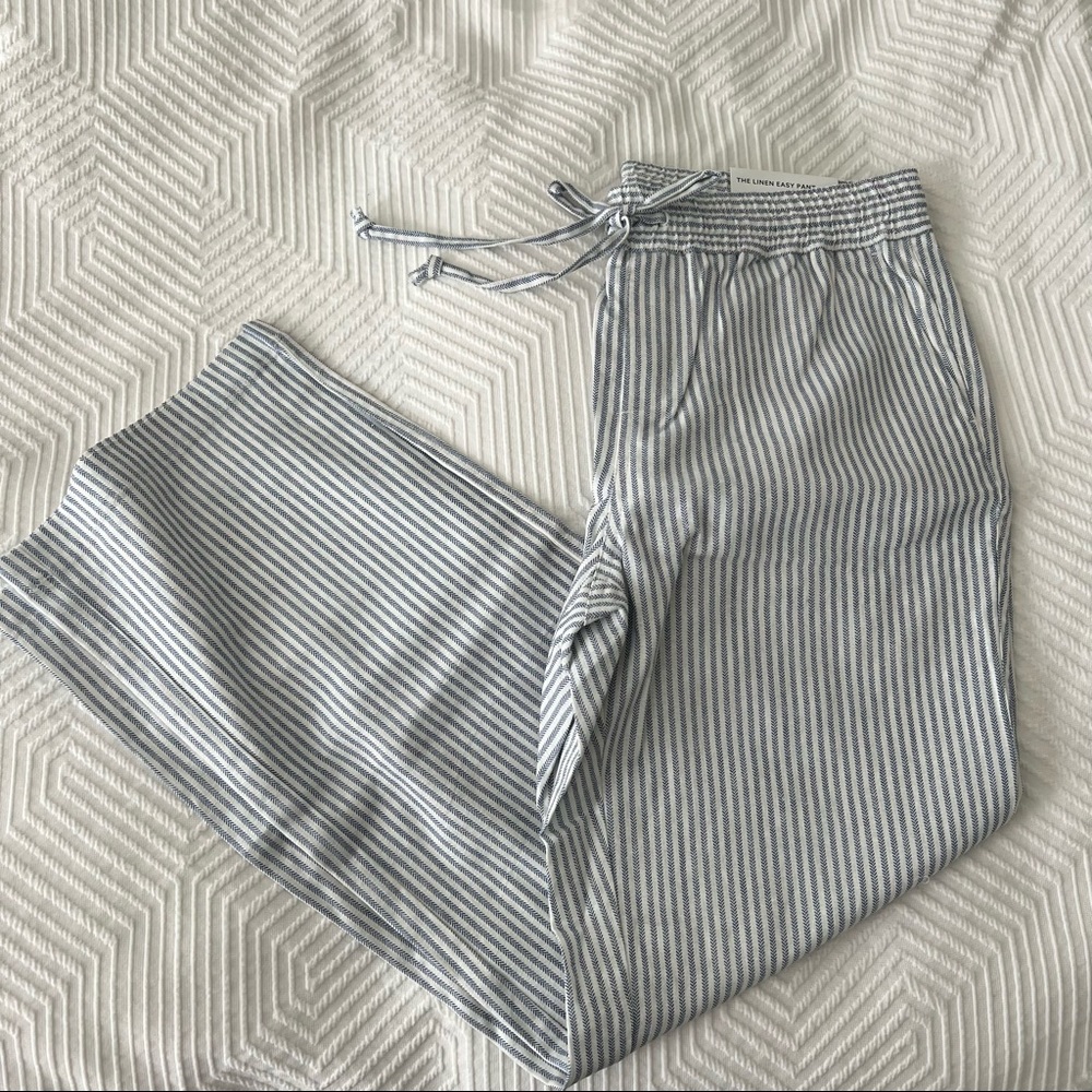 ✨NWT✨ Ann Taylor The Linen Easy Pant - M - Kona Blue